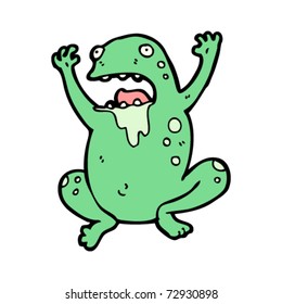 gross toad cartoon