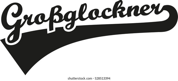 Grossglockner word retro