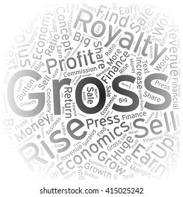 Gross,Word cloud art background
