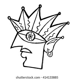 Grotesque head