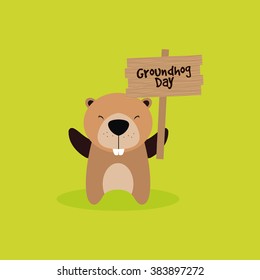 Groudhog day background