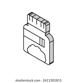 ground analysis isometric icon vector. ground analysis sign. isolated symbol illustration