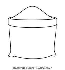 ground bag isolated icon
