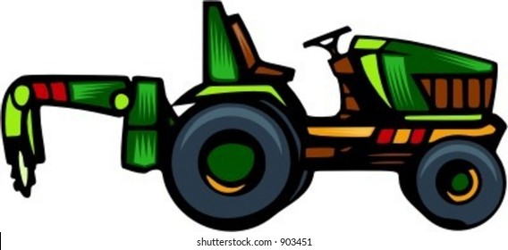 Ground cleaning.Vector illustration