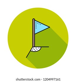 ground   corner   flag  