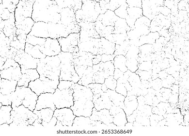 Ground cracks vector texture backgrounds. Use this texture to create realistic ground crack aesthetics in vector format for any graphic design project.