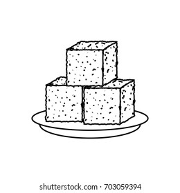 Ground cubes isolated
