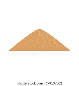 Ground gardening isolated
