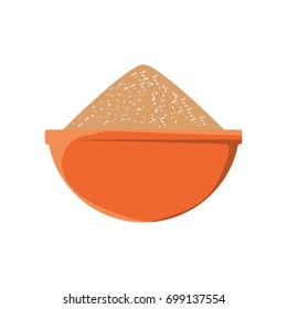 Ground gardening isolated