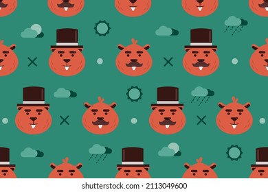 Ground Hog Pattern for Groundhog day!