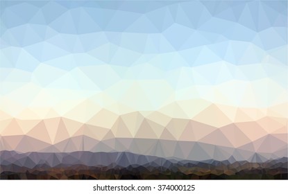 A ground mount sky background pattern geometry