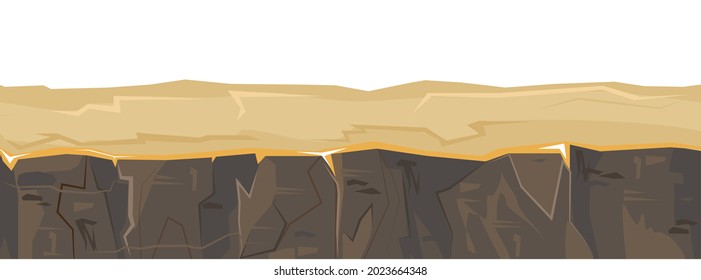 La plataforma terrestre es perfecta. Vida silvestre. Clay. Aislado sobre fondo blanco. Estilo de caricatura. Diseño plano. Vector