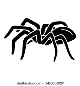 Ground spider icon. Simple illustration of ground spider vector icon for web design isolated on white background