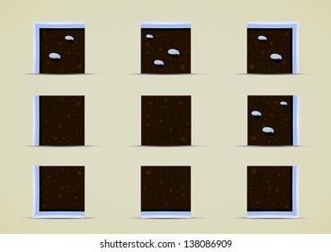 ground sprites with snow
