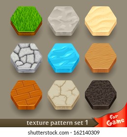 ground texture patterns for game-set 1