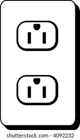 grounded power outlet
