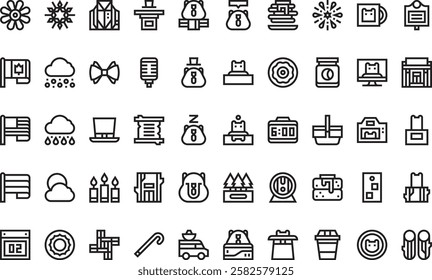 Groundhog day icons High-Quality Vector Icons Collection with Editable Stroke. Ideal for Professional and Creative Projects