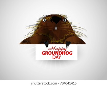 Groundhog day,beautiful background