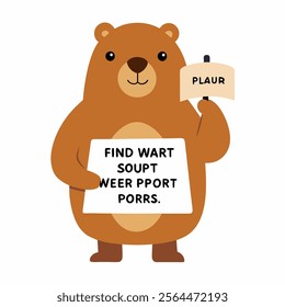 groundhog-find-the-support-type-and-plan-that-work illustrator on white background