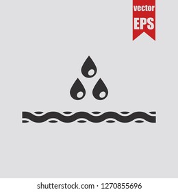 Groundwater Icon.Vector Illustration.