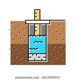 groundwater protection hydrogeologist color icon vector. groundwater protection hydrogeologist sign. isolated symbol illustration