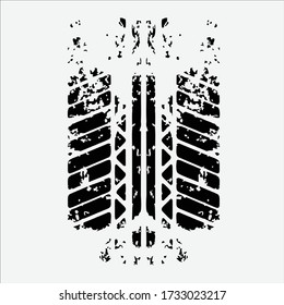 groung-shaped design of a car wheel