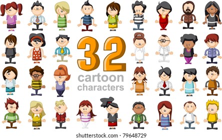 Cartoon people Images, Stock Photos & Vectors | Shutterstock