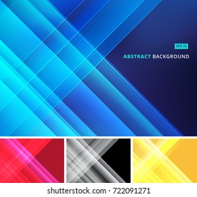 Group abstract image that depicts technology with overlapping diagonal lines. Vector illustration