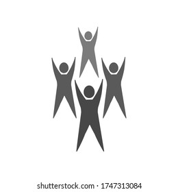 group of abstract web personages