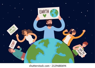 group activists save the planet boards