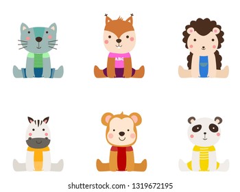 Group of animals sitting