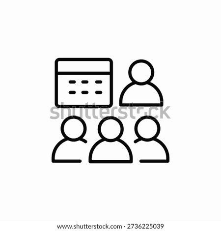 group appointment icon sign vector