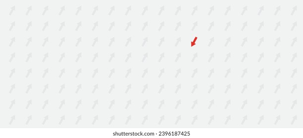 Group of arrows in the background in vector graphics.
