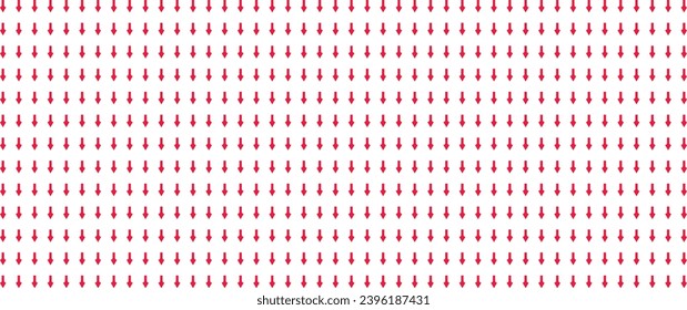 Group of arrows in the background in vector graphics.