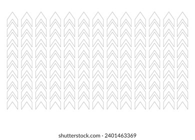 Group of arrows in the background in vector graphics.