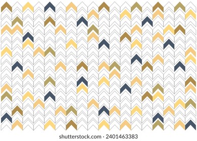 Group of arrows in the background in vector graphics.