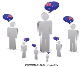 grupo de australianos