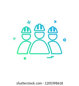 Group avatar icon design vector