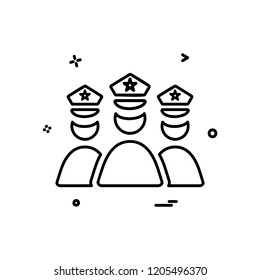 Group avatar icon design vector