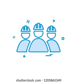 Group avatar icon design vector