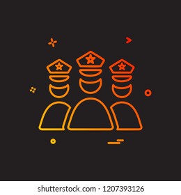 Group avatar icon design vector
