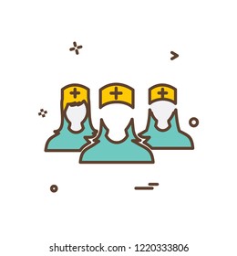 Group avatar icon design vector