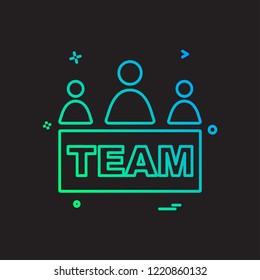 Group avatar icon design vector