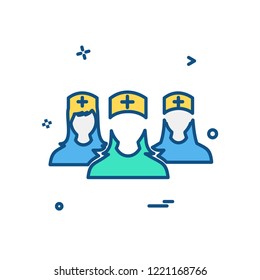 Group avatar icon design vector