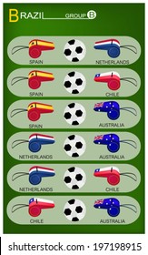 Group B, The Flags of 4 Nations of Football or Soccer Championship in Final Tournament. 