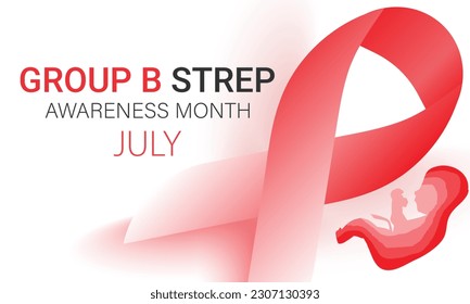Group B Streptococcus awareness month. background, banner, card, poster, template. Vector illustration.
