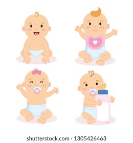 Group Of Babies Characters