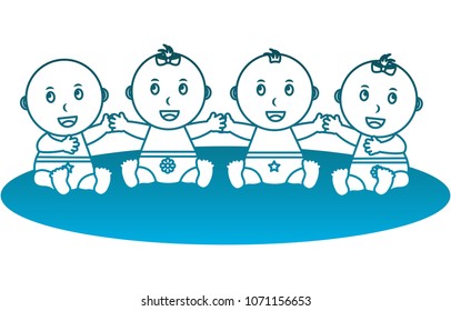 group of babys characters