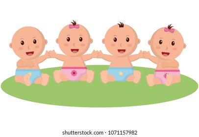 group of babys characters