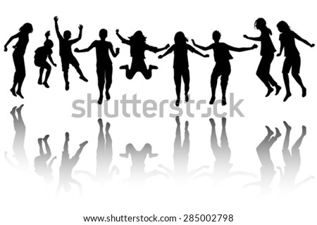 Similar – Image, Stock Photo shadow people Shadow play